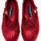 DOLCE & GABBANA Satin Ballet Flats