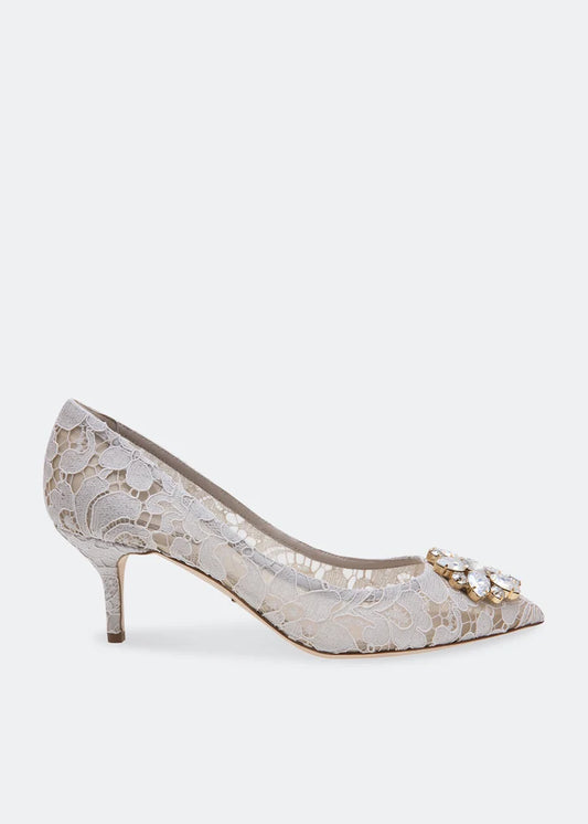 DOLCE & GABBANA Taormina lace pumps