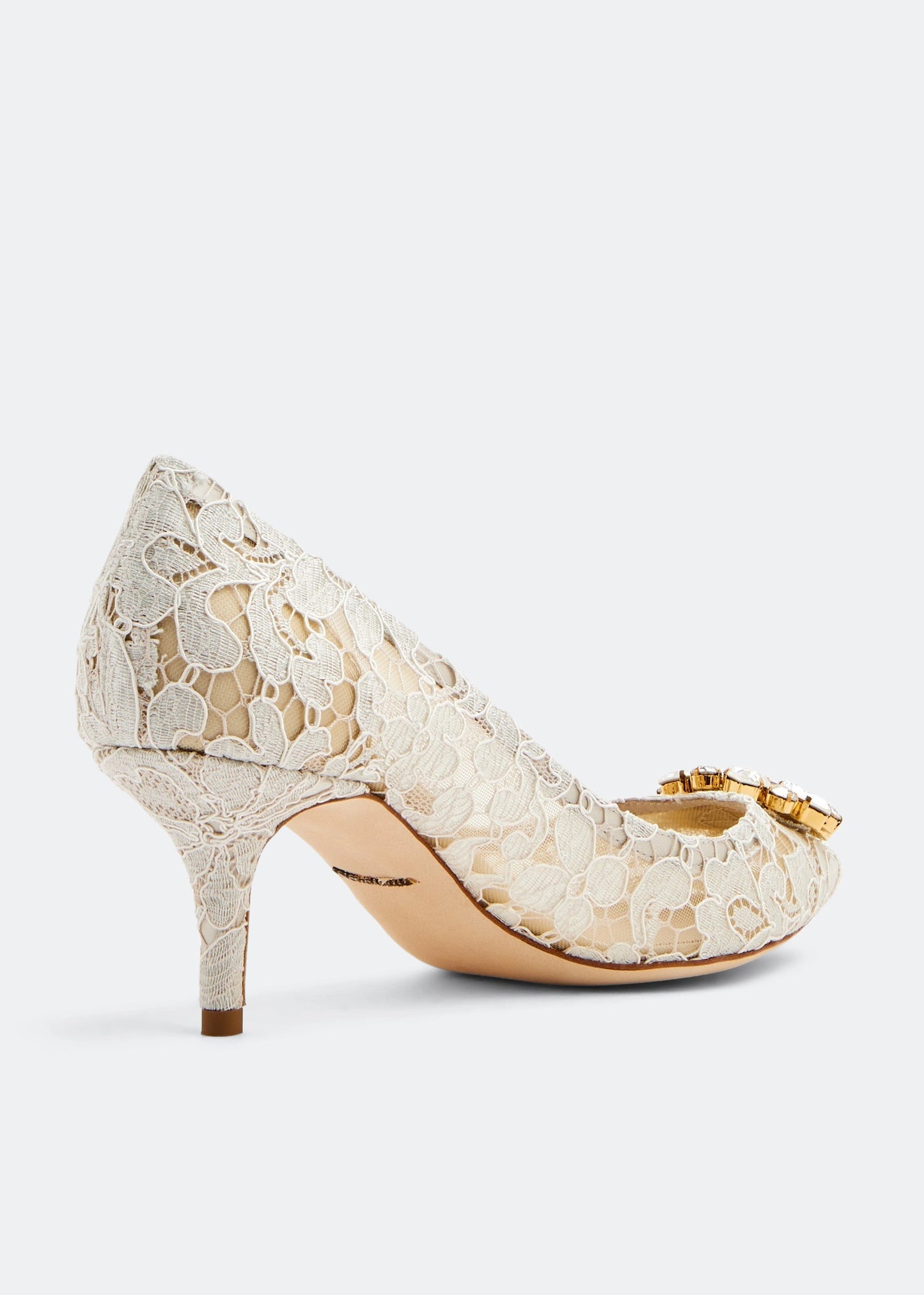 DOLCE & GABBANA Taormina lace pumps