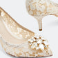 DOLCE & GABBANA Taormina Lace Pumps