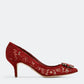 DOLCE & GABBANA Lace rainbow pumps
