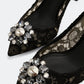 DOLCE & GABBANA Lace rainbow pumps