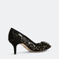 DOLCE & GABBANA Lace rainbow pumps