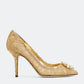 DOLCE & GABBANA Lace rainbow pumps