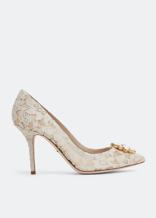 Dolce&Gabbana Taormina lace pumps
