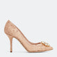 DOLCE & GABBANA Lace rainbow pumps