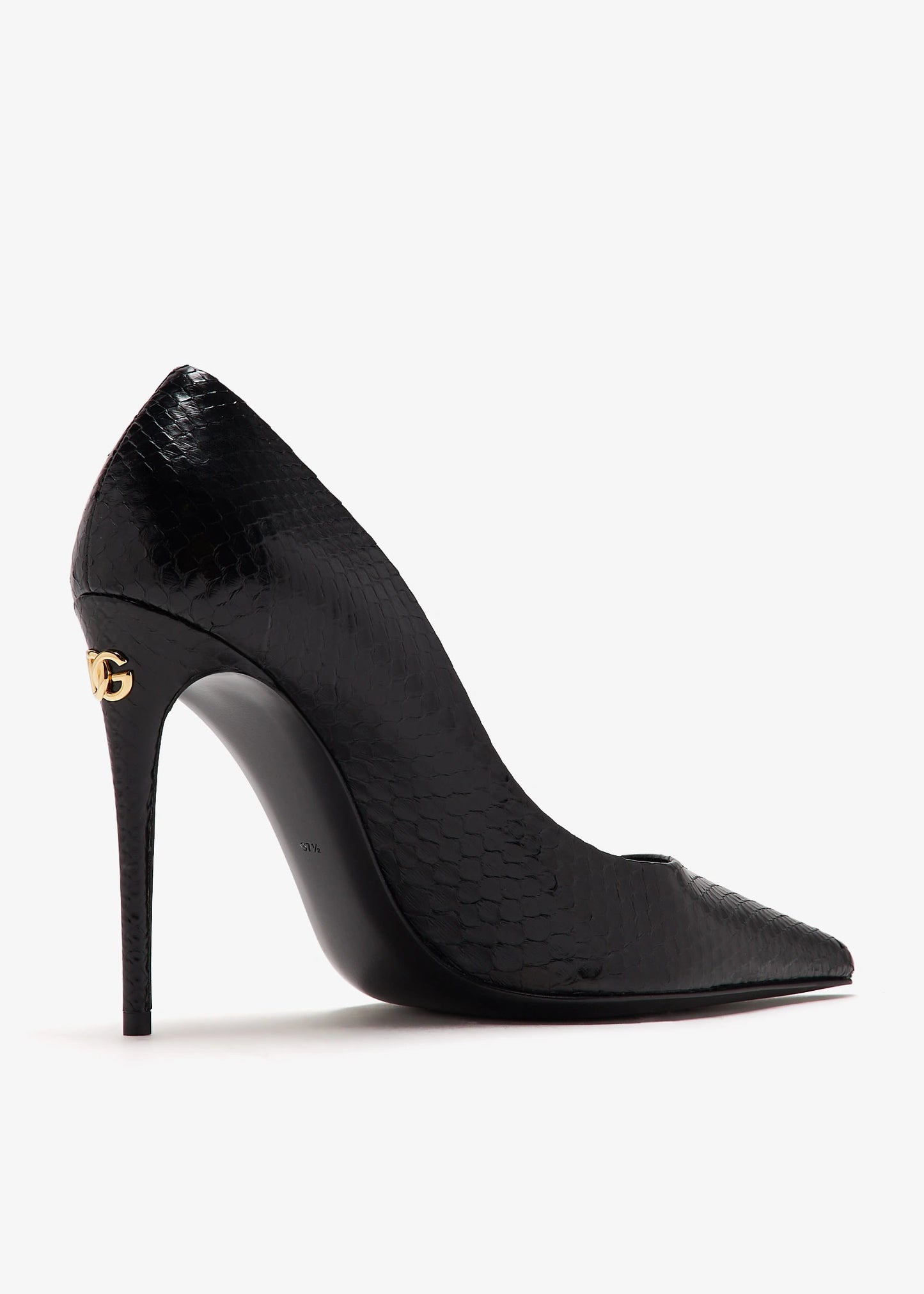 DOLCE & GABBANA Python skin pumps