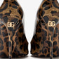 DOLCE & GABBANA Printed polished calfskin pumps