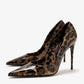 DOLCE & GABBANA Printed polished calfskin pumps