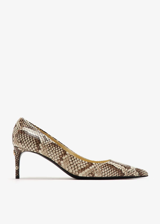 DOLCE & GABBANA Python skin pumps