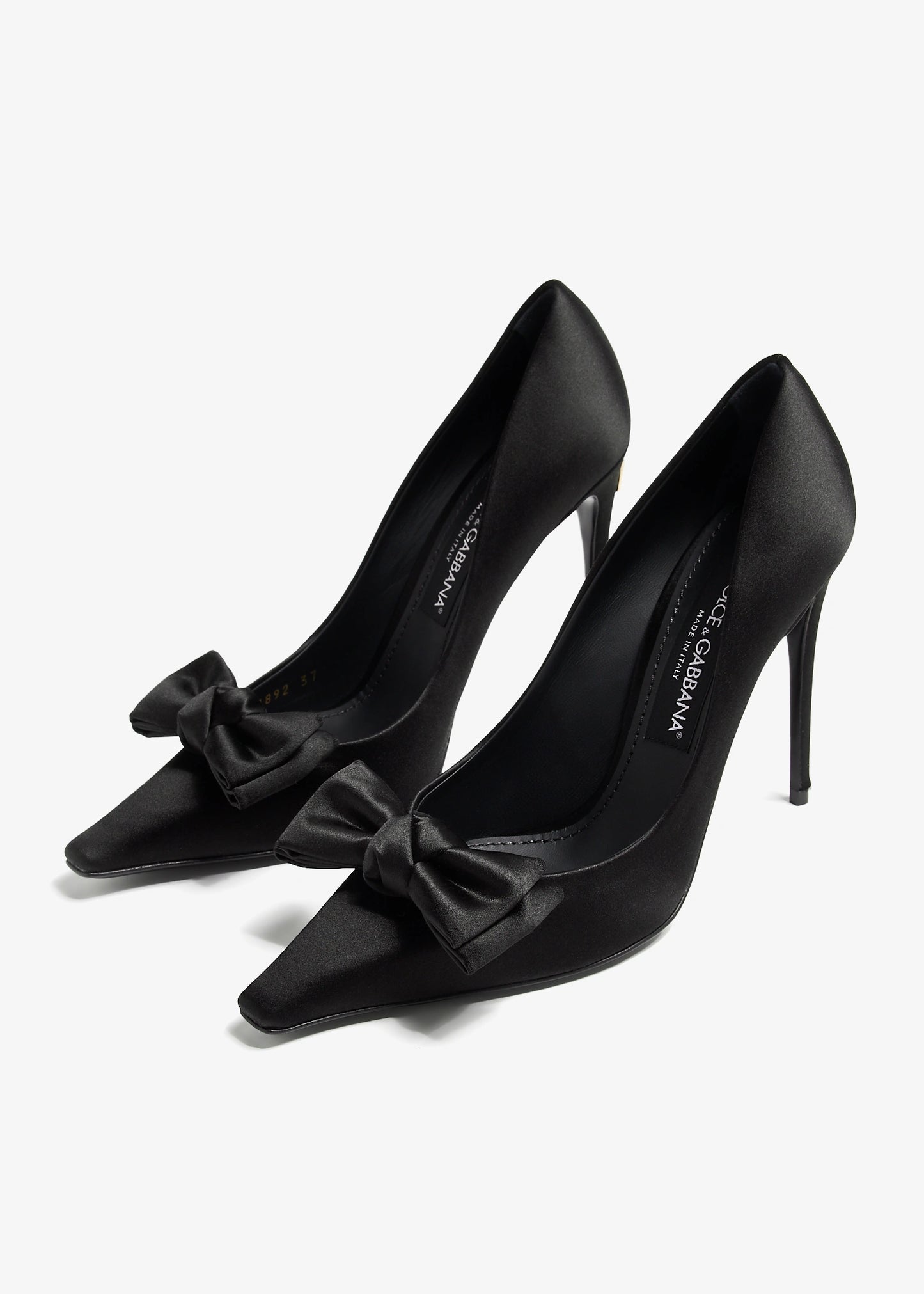 DOLCE & GABBANA Satin bow pumps