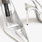 DOLCE & GABBANA Python slingback pumps