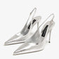 DOLCE & GABBANA Python slingback pumps