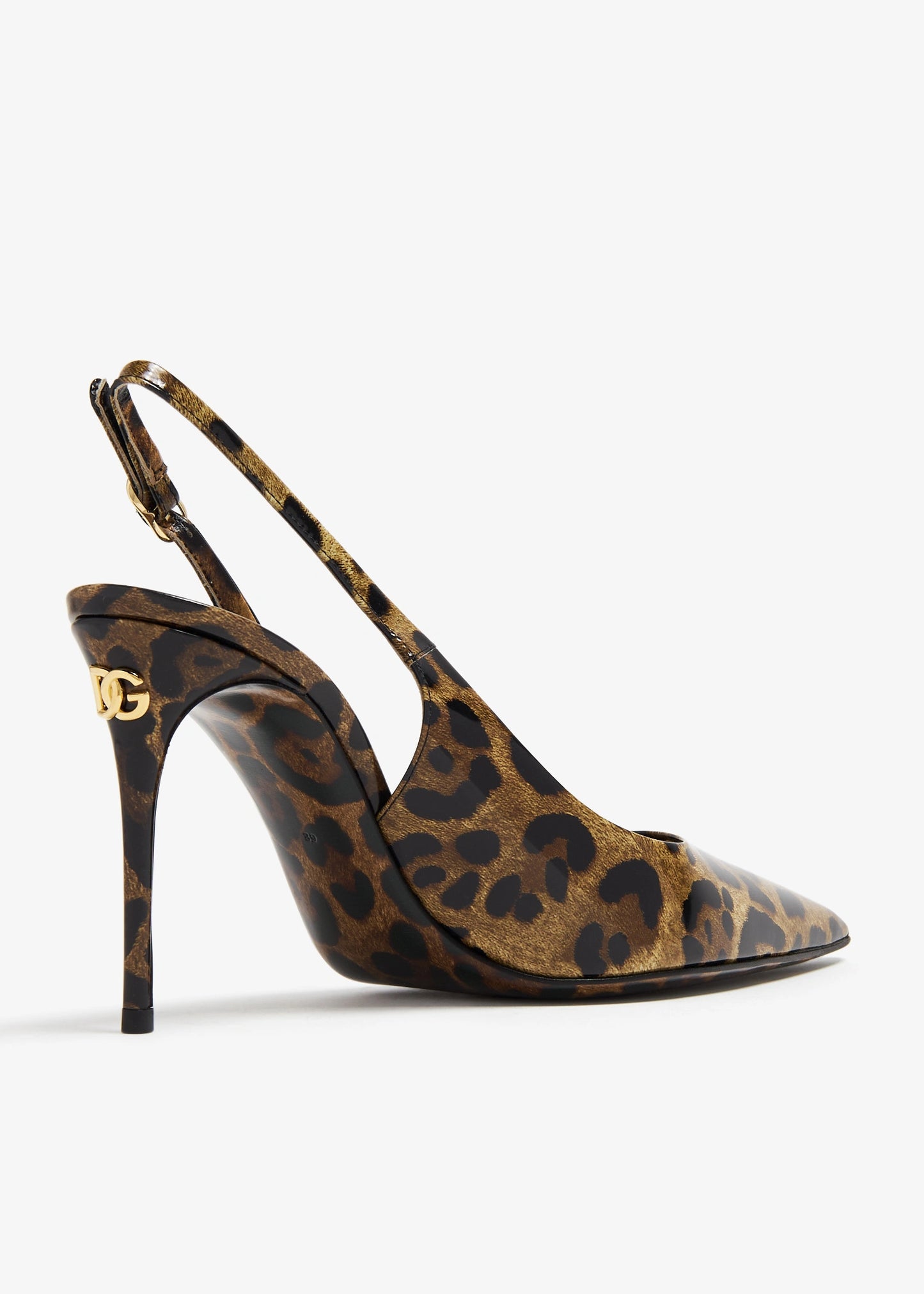 DOLCE & GABBANA Kim Polished Slingback Pumps