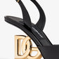 DOLCE & GABBANA Patent leather slingback pumps