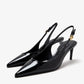 DOLCE & GABBANA Patent Leather Slingbacks