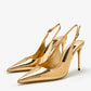 DOLCE & GABBANA calfskin slingbacks pumps