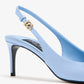 DOLCE & GABBANA Leather slingback pumps