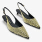 DOLCE & GABBANA Calfskin slingback pumps