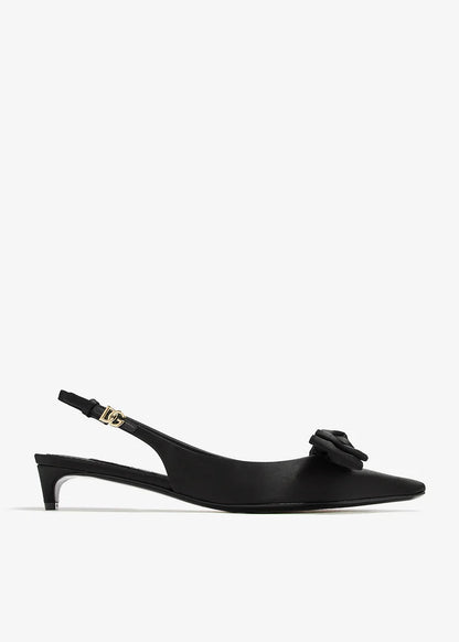 DOLCE & GABBANA Satin bow pumps