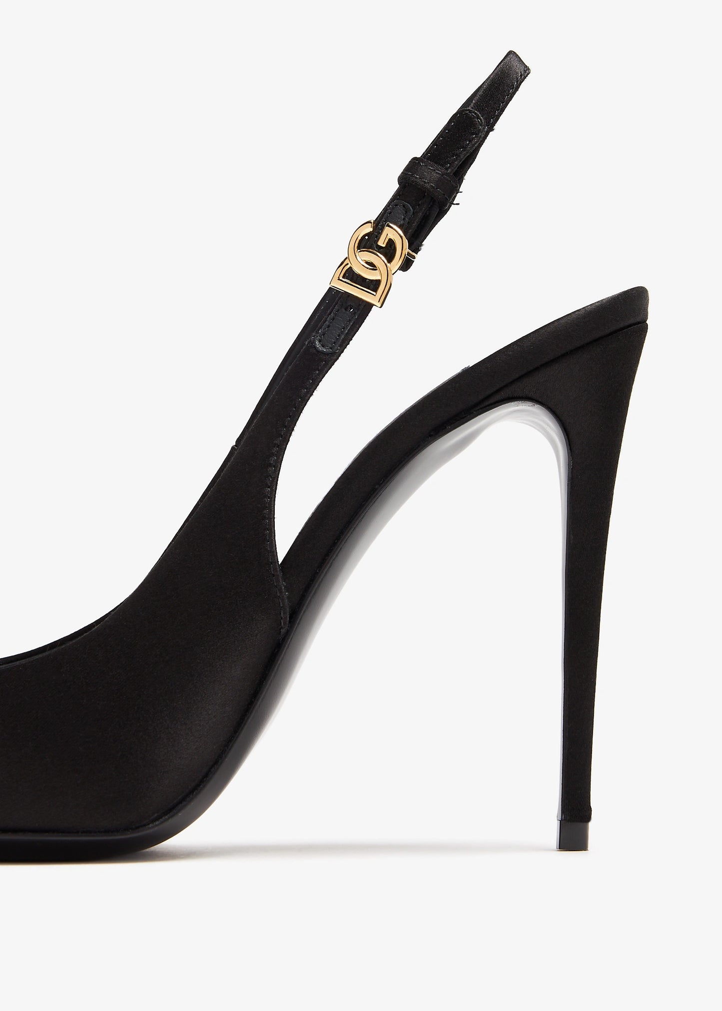 DOLCE & GABBANA Satin bow slingback pumps
