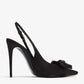 DOLCE & GABBANA Satin bow slingback pumps