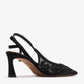 DOLCE & GABBANA Leopard-print lace slingback pumps