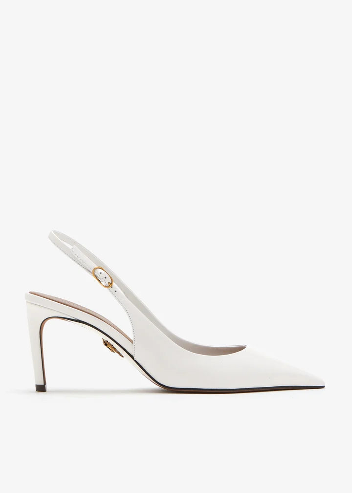 DOLCE & GABBANA Polished goatskin slingbacks