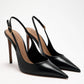 DOLCE & GABBANA Polished goatskin slingbacks