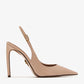 DOLCE & GABBANA Polished goatskin slingbacks