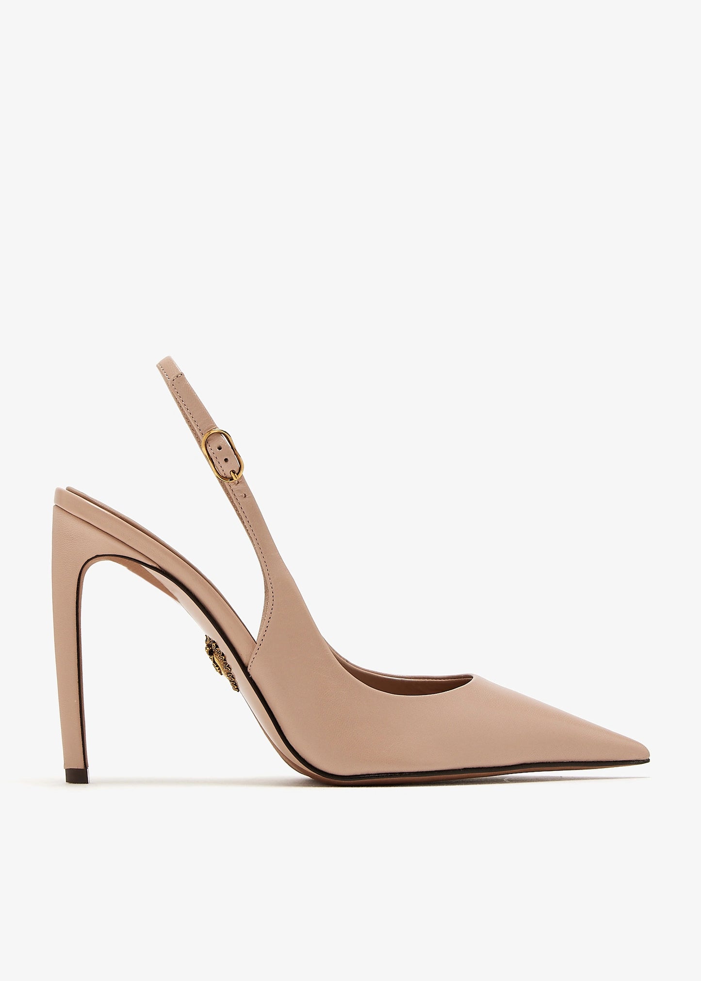 DOLCE & GABBANA Polished goatskin slingbacks