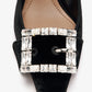 DOLCE & GABBANA Bejeweled Buckle Slingback Pumps