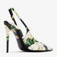 DOLCE & GABBANA Polished calfskin slingback pumps