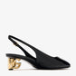 DOLCE & GABBANA Patent Leather Slingback Pumps