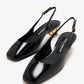 DOLCE & GABBANA Patent Leather Slingback Pumps