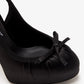 DOLCE & GABBANA Satin slingback pumps