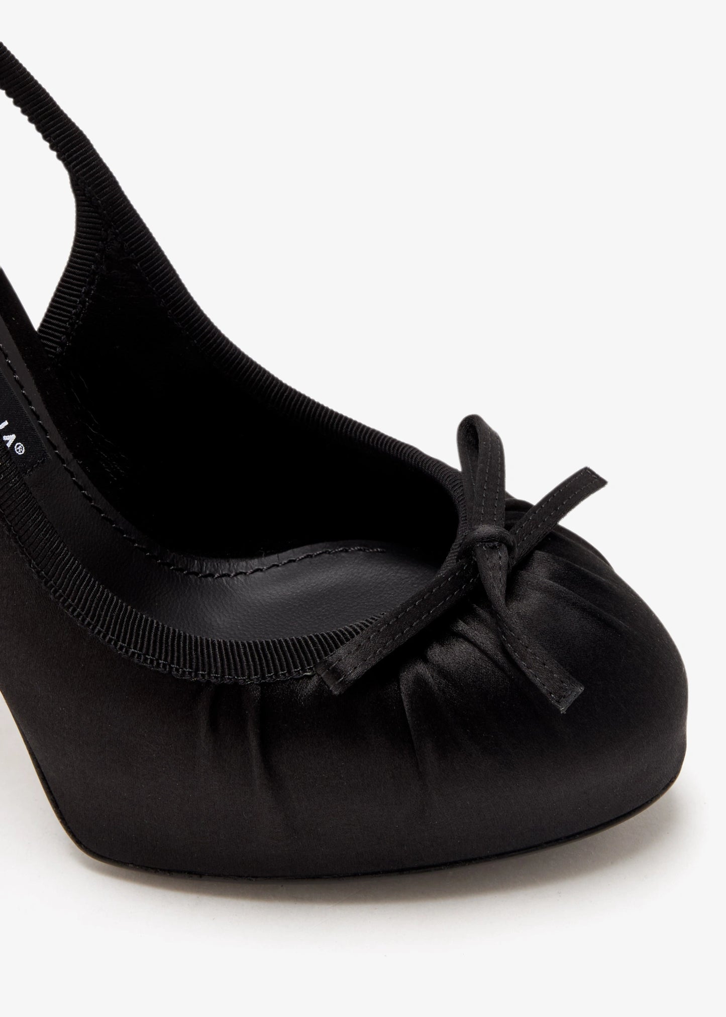 DOLCE & GABBANA Satin slingback pumps