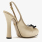 DOLCE & GABBANA Satin slingbacks pumps