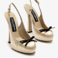 DOLCE & GABBANA Satin slingbacks pumps
