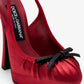 DOLCE & GABBANA Satin slingback pumps