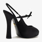 DOLCE & GABBANA Satin slingback pumps