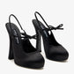 DOLCE & GABBANA Satin slingback pumps