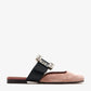 DOLCE & GABBANA Bejeweled buckle velvet mules