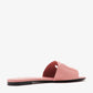 Pink - Blue DOLCE & GABBANA DG logo flat sandals