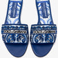 DOLCE & GABBANA Maiolica-Embroidered Slide Sandals