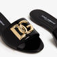 DOLCE & GABBANA DG logo flat sandals