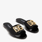 DOLCE & GABBANA DG logo flat sandals