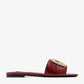 DOLCE & GABBANA Alligator skin slide sandals