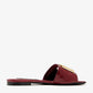 DOLCE & GABBANA Alligator skin slide sandals