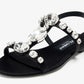 DOLCE & GABBANA Gemstone satin sandals